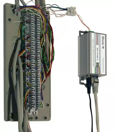 2-Wire-LAN Konverter - Netzwerk und PoE über eine 2-Draht Leitung
