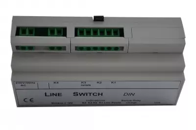 Line Switch DIN - analogové relé